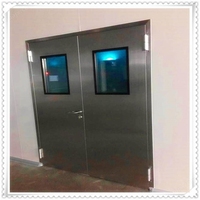 Porte en acier ignifuge pour escaliers d'appartement, testée selon les normes BS, CE et UL, avec une résistance au feu