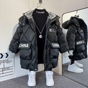 Ropa <span class=keywords><strong>de</strong></span> Moda Otoño-<span class=keywords><strong>Invierno</strong></span> <span class=keywords><strong>para</strong></span> Niños, Parka con Capucha Unisex <span class=keywords><strong>para</strong></span> Niños, Chaqueta <span class=keywords><strong>de</strong></span> Plumón <span class=keywords><strong>para</strong></span> <span class=keywords><strong>Niñas</strong></span> - Product Image 4
