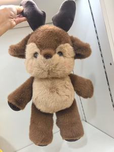 Peluche Kawaii anti-stress, cadeau réconfortant, en forme <span class=keywords><strong>de</strong></span> cochon, <span class=keywords><strong>chien</strong></span>, taureau, cerf en peluche, animaux mignons et doux - Product Image 1