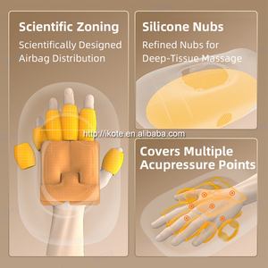 Masajeador Eléctrico de Manos con Presión de Aire, Terapia de Calor y Amasamiento de Puntos de Acupuntura para Aliviar la Fatiga de las Articulaciones de las Palmas y los Dedos, Inalámbrico - Product Image 3