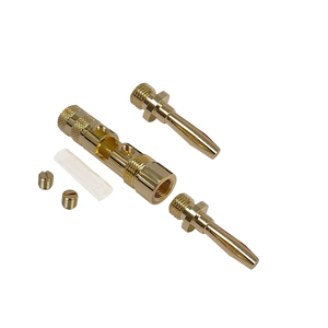 Fixations de haute qualité personnalisées vis ouvertes et bornes <span class=keywords><strong>à</strong></span> vis pour câble de haut-parleur de 3.5mm, microphone et fiches bananes de haut-parleur en cuivre - Product Image 6