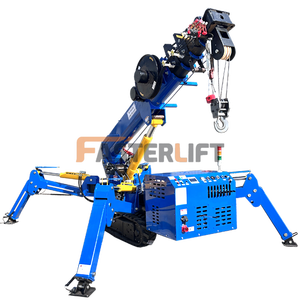 מוסמך 3 טון עד 10 טון קיבולת טלסקופית בום להרים 14 טון 8 מ '/10 מ'/24 מ 'שטח קשה רגור עכביש זחל - Product Image 6