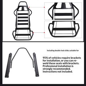 Asiento de Coche Modificado para Simulación de Carreras, Asiento Deportivo de E-Sports, Cuero PVC Ajustable, Estándar de Suzhou, Ajuste Estándar, Directo de Fábrica - Product Image 5