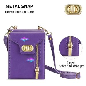 Nouvelle coque multifonction en cuir PU avec fentes pour cartes, <span class=keywords><strong>pochette</strong></span> et dragonne pour Samsung <span class=keywords><strong>Z</strong></span> <span class=keywords><strong>Flip</strong></span> 6 5 <span class=keywords><strong>4</strong></span> 3 - Product Image 5
