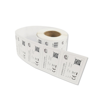 Étiquette de code-barres personnalisée, étiquette de numéros de série, étiquette de code QR