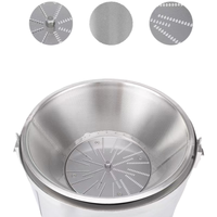 Industriële commerciële draagbare fruit- en groenteverwerkingsmachine sapcentrifuge elektrische 220V motor roestvrij staal