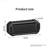 Speaker Wireless Tangguh V5.3 Grosir, Tahan Air IPX7, 1500mAh, dengan Dukungan TWS, FM, Kartu TF, dan Input Tipe-C