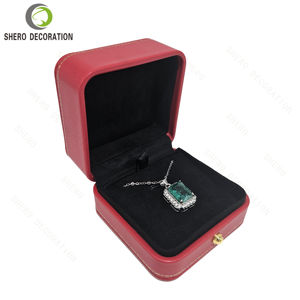 Cajas de Regalo de Joyería de Cuero PU de Alta Gama al por Mayor para Fabricantes, Juego de Cajas de Joyería Simples para Anillos, Colgantes y Pulseras, con Logotipo Personalizado - Product Image 5