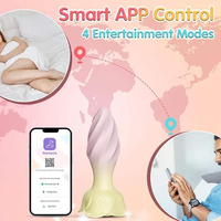 Vibromasseur anal sans fil pour adultes, contrôlable par application, rotatif, pour hommes, masseur de prostate, jouets sexuels