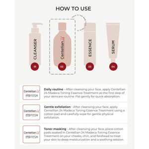 Centellian 24 Madeca Toning Essence Treatment 300ml Tonique anti-rides pour la peau - Product Image 6