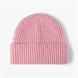 Gorros de invierno tipo beanie, bonitos, resistentes al descolorimiento, de lana de oveja francesa, gorros navideños reversibles, gorros de invierno promocionales, marca privada - Product Image 2