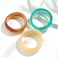 Mode femmes coloré acrylique gros bracelets motif ondulé irrégulier cadeau résine Bracelet large Bracelet bracelets pour les femmes
