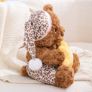 Orsacchiotto dei Desideri Stellati, Peluche Super Morbido con Cappuccio per Dormire, Orsetto con Stelle e Luna per Abbracciare, Giocattolo Calmante per Bambini - Product Image 4