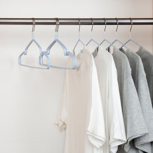 Gain <span class=keywords><strong>de</strong></span> place Fournisseur évalué Vente en gros Cintre en fil enduit <span class=keywords><strong>de</strong></span> PVC antidérapant Blanc pour le ménage - Product Image 4