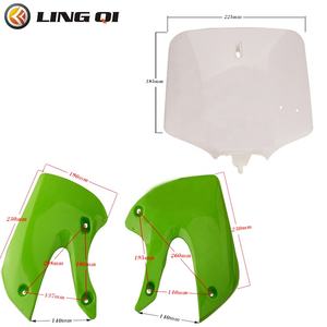 LINGQI RACING KLX110 - Kit de Guardabarros de Plástico para Motocicleta KLX110 2013 - Product Image 4
