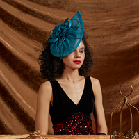 Nouveau Chapeau Fascinator Premium Pour Femme, Mariage Derby, Plume Sinamay, Fascinator Pour Tea Party, Bandeau De Mariée Avec Pince