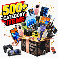 COSMOVA Caja Misteriosa Electrónica de Regalo para Festivales, con 1-5 Piezas Aleatorias de Auriculares Inalámbricos Inteligentes GPS 5G y Consola de Juegos