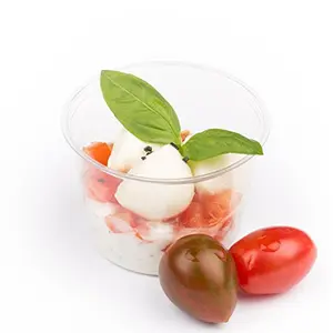 サラダドレッシング調味料用の蓋と小さな調味料容器付きの1オンス2オンスポレーションカップ