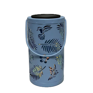 Lanterne solaire sculptée pour l'extérieur, résistante à la pluie et à la poussière, illumine un sentiment de rituel nocturne - Product Image 1