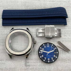 Kit de caja y correa de acero inoxidable de 42 mm con cristal de zafiro, apto para esfera de 32 mm y movimiento NH35 - Product Image 1