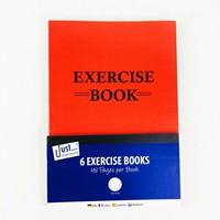 Vente en gros pas cher Impression personnalisée A4 A5 B5 Ligne de règle liée par agrafes Carré Seyes Ligne Jotter Cahier d'exercices scolaires