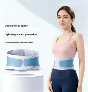 Breathable <b>Back</b> Support Belt Adjustable Lumbar <b>Brace</b> for Fitness Workout Lifting Sitting Waist Protector - Product Image 2