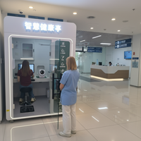 Kiosque de santé intelligent multifonctionnel de télémédecine IA Huasheng Medical pour auto-contrôle OEM HS-S560