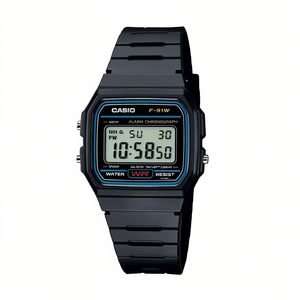 Reloj Deportivo Digital de Plástico Rectangular F-91W, Resistente al Agua, con Alarma y Cronógrafo, para Hombre - Product Image 2