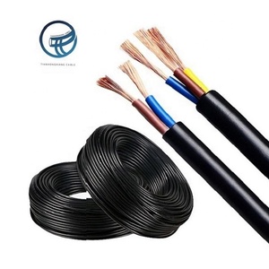 Câble électrique souterrain en cuivre 3 conducteurs 14 AWG 450V isolé en caoutchouc toronné de haute qualité pour câblage domestique – Offre Spéciale - Product Image 2