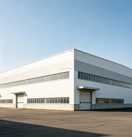 Bâtiment d'entrepôt industriel préfabriqué en structure acier, soudage/découpe ASTM haute résistance