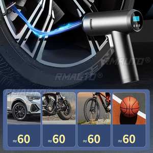 Inflador de Neumáticos Eléctrico Inalámbrico/Con Cable de 12V para Auto, Compresor de Aire Portátil para Neumáticos, Inflador Digital de Neumáticos para Auto - Product Image 6