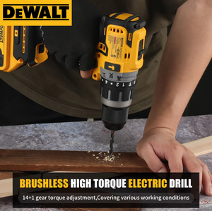 สว่านไร้สาย Dewalt สีเหลือง รุ่น DCD796 ลิเธียมไอออน ปรับแรงบิดได้ ขนาดกะทัดรัด พกพาสะดวก ด้ามจับตามหลักสรีรศาสตร์ พร้อมฟังก์ชั่นเจาะกระแทก - Product Image 1