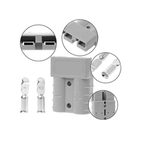 Conector Eléctrico de Corriente Continua de 50A 120A 175A 350A 600V, Gris Rojo SB50, 50 Amperios, para Cargador DC-DC e Inversor Solar
