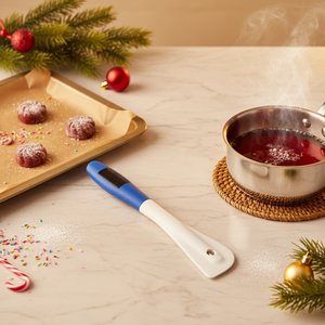 Thermomètre numérique en silicone avec spatule <span class=keywords><strong>de</strong></span> <span class=keywords><strong>cuisson</strong></span>, étanche, plage <span class=keywords><strong>de</strong></span> -50 à 300 °C, connexion magnétique pour la cuisine et le barbecue - Product Image 4