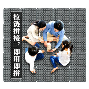 Coussin de canapé 40x45x3cm en TPU, absorption des chocs, pour salon, bureau, extérieur, chaise de bureau, couleur unie noir gris - Product Image 3