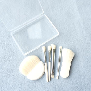 2024 <span class=keywords><strong>ZOOE</strong></span> Mini Kit de brochas cosméticas portátiles Juego de brochas de maquillaje de sombra de ojos de doble cabeza 6 piezas para caja de regalo - Product Image 4