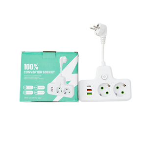 ปลั๊กพ่วงแบบลูกบาศก์ NEW TIMES สีขาว/ดำ มาตรฐานยุโรป 10A พร้อมพอร์ต USB-Type C และเต้ารับไฟฟ้า 2 ช่อง - Product Image 6