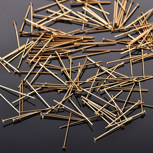 Épingles en T en cuivre, accessoires de bijouterie, tête ronde 25 mm, pour la création de bijoux et les fournitures d'artisanat DIY - Product Image 1