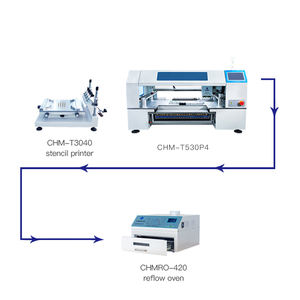 Machine de Placement Manuel de Composants SMD Petite Taille Smt CHM-T530p4 Alimentateur 4 Têtes Fournisseur Direct d'Usine - Product Image 5