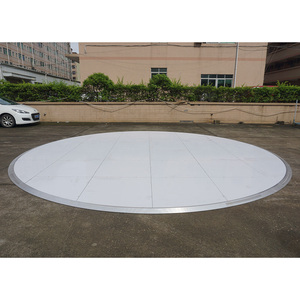 Plancher de danse portable en bois de haute qualité, rond, en contreplaqué, pour les fêtes - Product Image 5