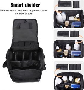 Sac de toilettage pour chiens et chats, échantillon gratuit, compartiments réglables, sac de toilettage mural pour les toiletteurs d'animaux - Product Image 4