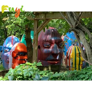 ลูกโป่งรูปหัวมนุษย์เป่าลมหลากสีสันตกแต่งแบบเป่าลมแบบ<span class=keywords><strong>จำลอง</strong></span>หัวเป่าลมขนาดยักษ์สำหรับตกแต่งในที่สาธารณะ - Product Image 4