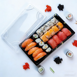 Caja de Sushi Desechable Ecológica de Plástico para Empacar Ensaladas para Llevar - Product Image 4