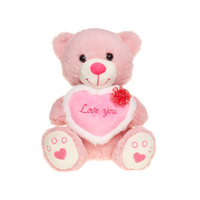 Cadeaux de la Saint-Valentin en gros, petit ours en peluche, câlin, cœur, peluche