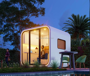 Maison préfabriquée de luxe, bungalow, capsule, cabine, maison modulaire en conteneur pour <span class=keywords><strong>Airbnb</strong></span>, resort, glamping, habitation - Product Image 6