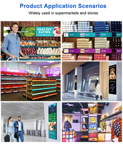 19/21/24/28 // 29/36/43/48/ inch màn hình LCD kéo dài thanh kỹ thuật số Kệ hiển thị/cạnh hiển thị/rộng LCD Bảng điều chỉnh dấu hiệu - Product Image 6