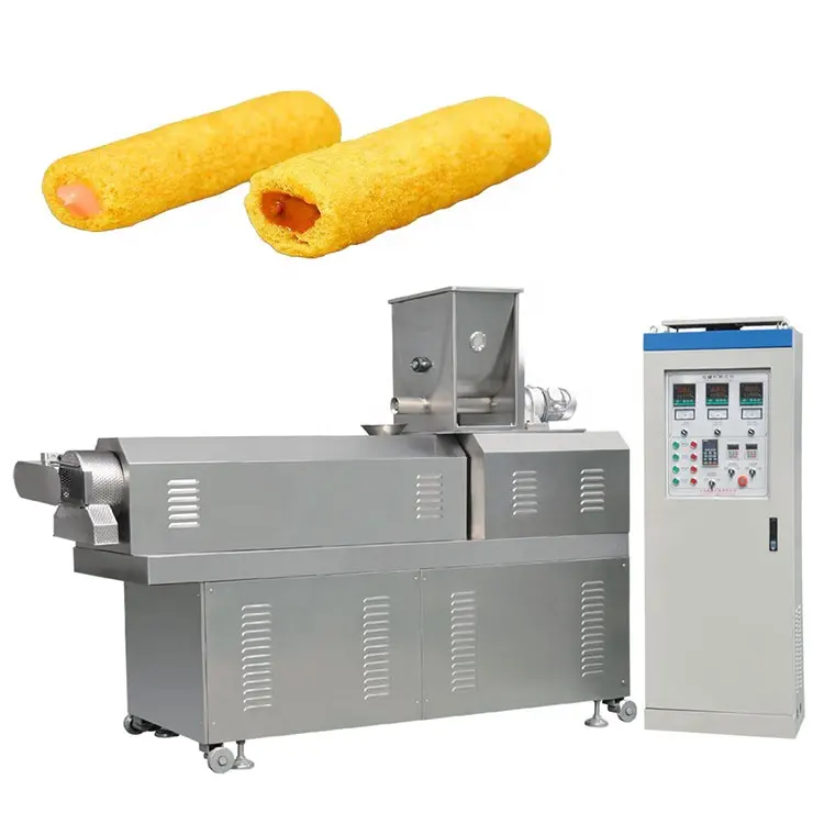 other snack machine core filling snack processing line puff snack making machine