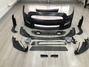 Kit de carrocería a <span class=keywords><strong>precio</strong></span> de fábrica, material PP, parachoques, faldones laterales, alerón trasero, kit aerodinámico para <span class=keywords><strong>Mustang</strong></span> 2015-2017, actualización a GT500 - Product Image 3