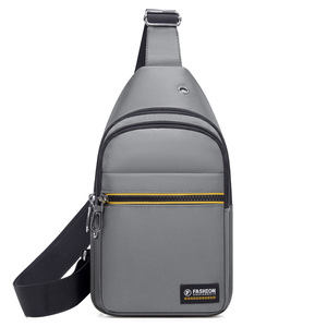 Sac bandoulière décontracté léger et respirant pour homme, en tissu Oxford, multifonctionnel, pour le cyclisme et le sport, avec fermeture éclair - Product Image 2