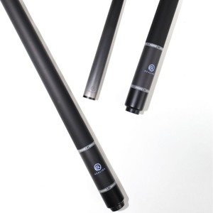 Queue de billard Hi-Tech en fibre de carbone, 2 sections, noire, pour coup de break, durable - Product Image 2
